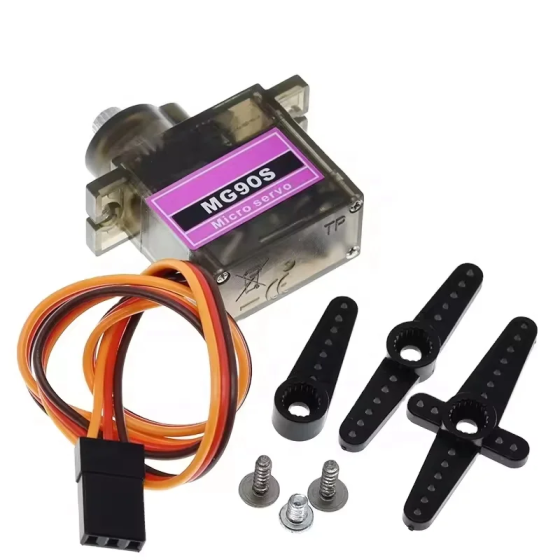 NEWS Upgraded Version MG90S Metal Gear Servo ES08MA for 3D Fly 450 Electric Straight Swashplate and Aircraft Models MG90 Servo